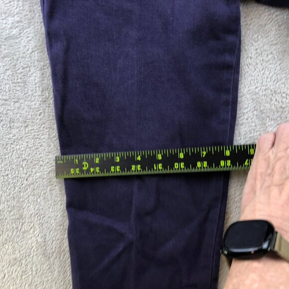Gloria Vanderbilt Womens Jeans Size 4 Petite Amanda Straight Purple Denim Casual - Picture 4 of 14